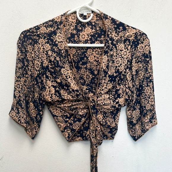 Poupette St Barth wrap top - Picture 2 of 5